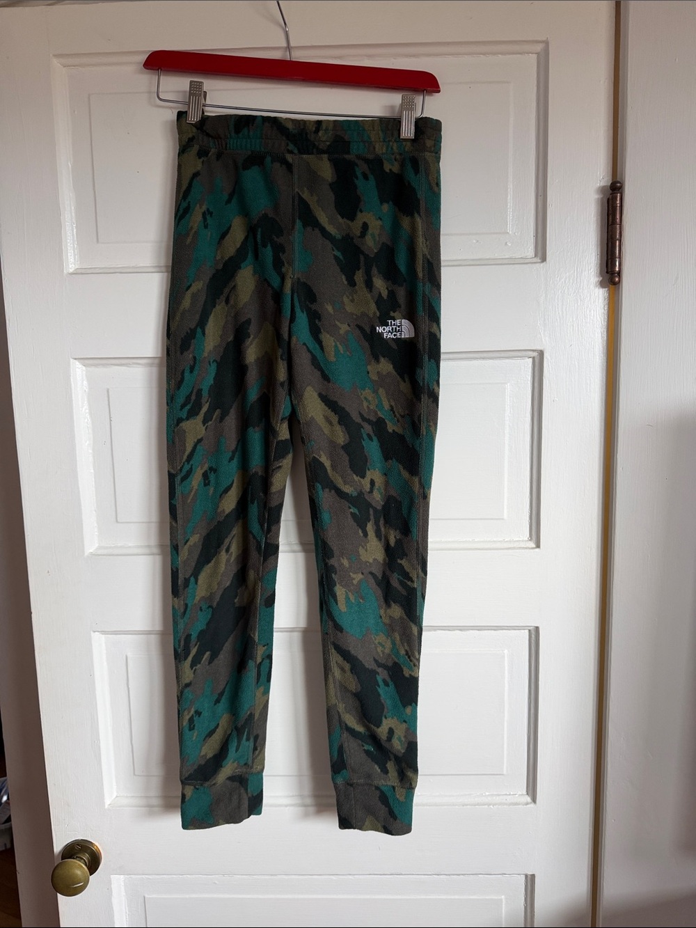 The North Face Green Camo Mid Layer Fleece Joggers